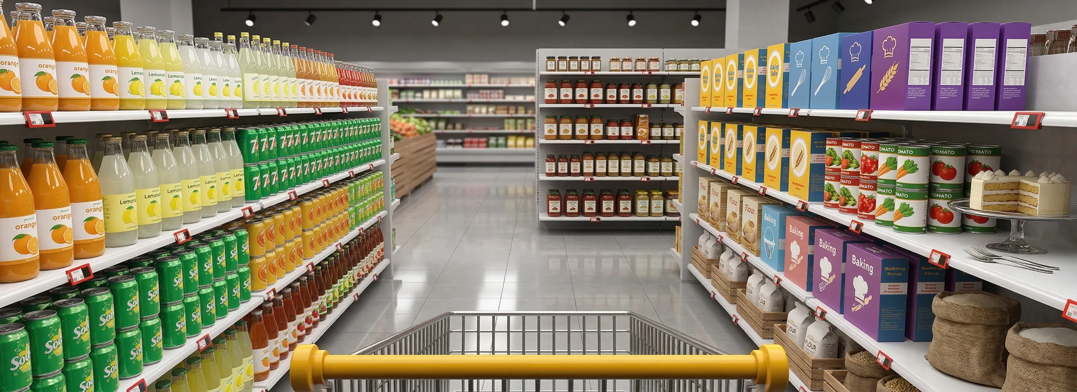 Supermarket Display Rack